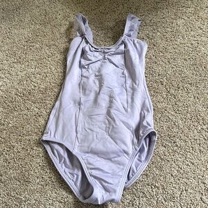 purple dance leotard